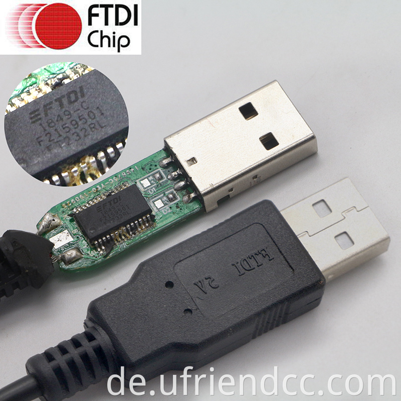 OEM Factory 3.3V 5V FTDI FT232RL FTDI FT232RL USB an UART TTL Serial DC 3,5 mm 2,5 mm Audiobuch für Lautsprecheradapterkabel